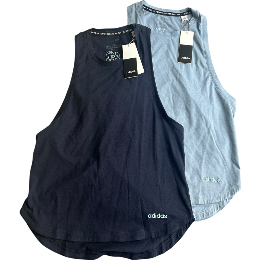 Adidas Parley For the Oceans Women’s Tank Top‎ 2-Pack NWT Sz M Climalite